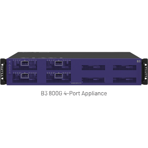 VIAVI TestCenter B3 800G 4-Port Appliance Front View