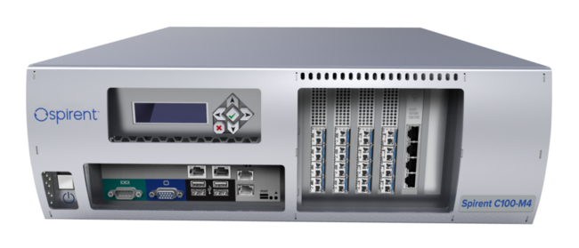 Spirent-C100-M4-Landslide-Front